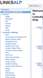 Mobile Screenshot of help.linksalpha.com
