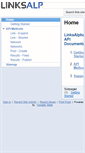 Mobile Screenshot of apidocs.linksalpha.com